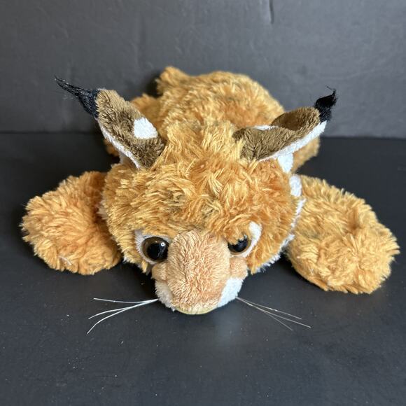 Bass Pro Shop Bobcat Lynx Plush Wildlife Artist Realistic Stuffed Toy 12" Floppy - Picture 1 of 8